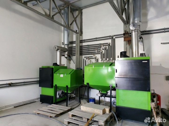 Твердотопливный/пеллетный котел 150квт