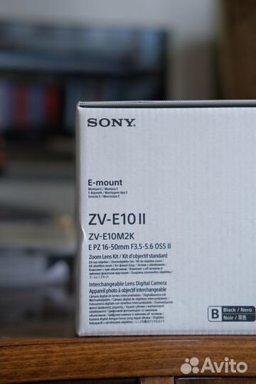 Sony ZV-E10 II Kit E PZ 16-50mm F3.5-5.6 OSS II