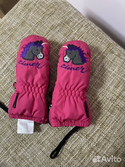 Варежки для девочки 1-2 года