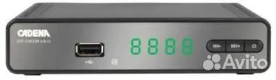 Цифровой ресивер DVB-T2 cadena CDT-2351SB черный