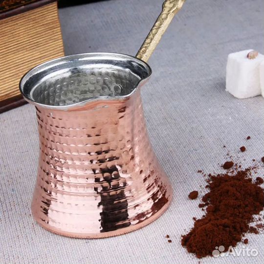 Турка для кофе медная