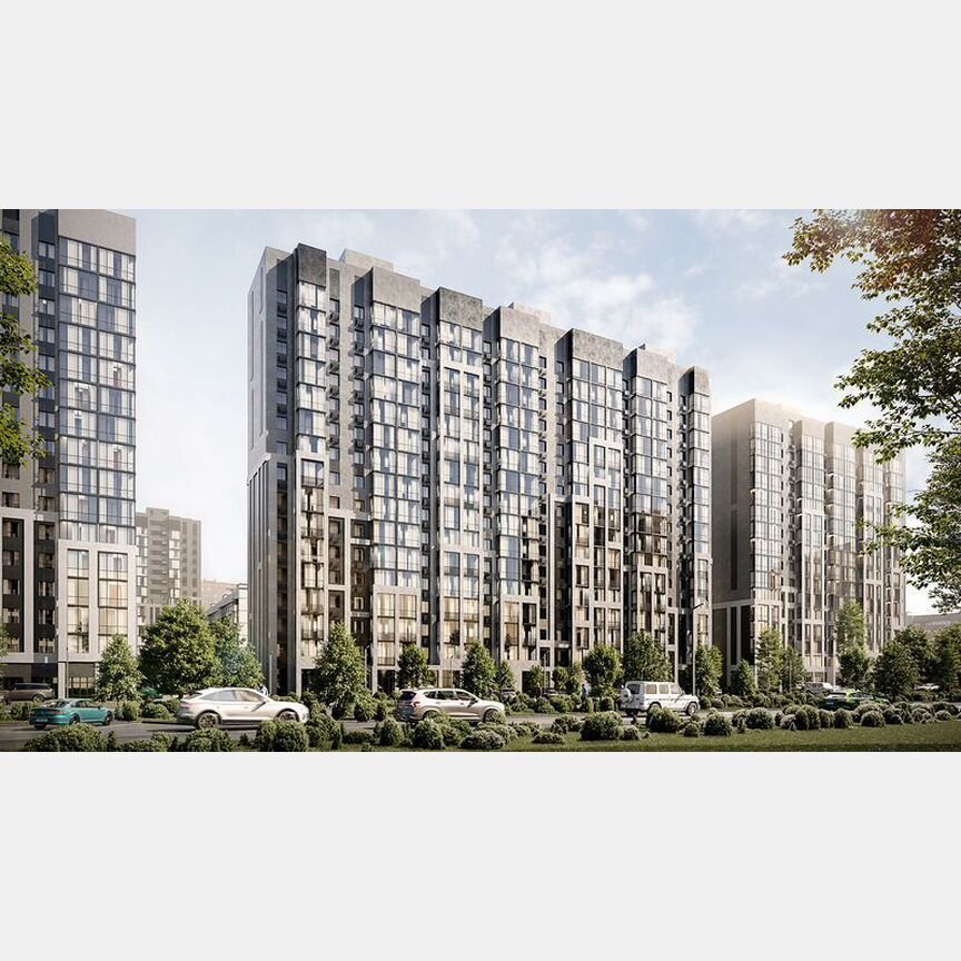 2-к. квартира, 59,6 м², 14/15 эт.