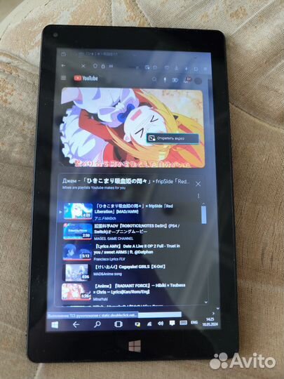 Планшет на Windows 10 с клавиатурой