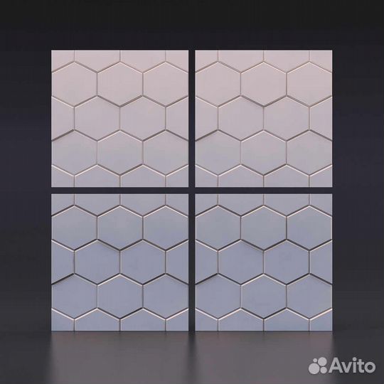 Гипсовая 3D панель 