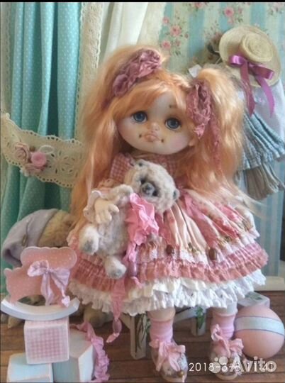 Кукла коллекционная ручной работы