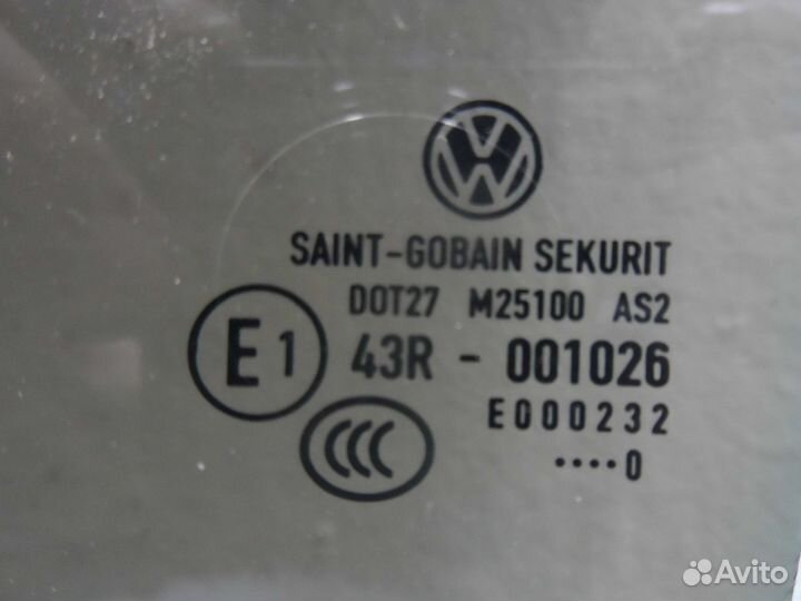 Стекло Зад Левое Volkswagen Passat CC Passat CC (3