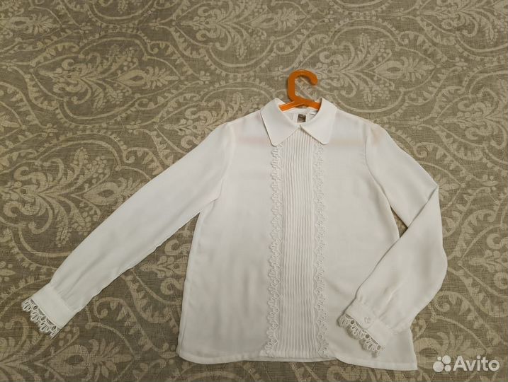 Красивые школьные блузки р 140