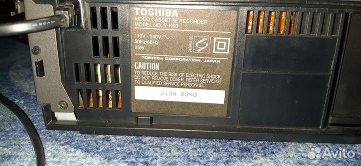 HI Fi видиомагнитофон Toshiba