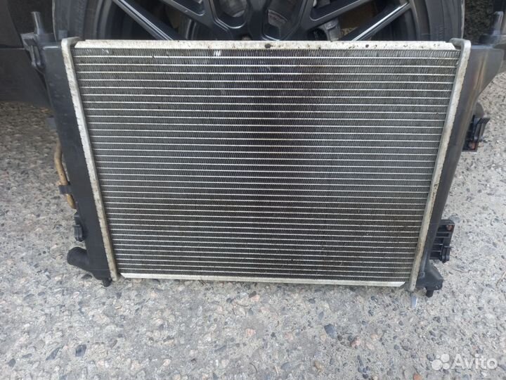Радиатор охлаждения на hyundai solaris