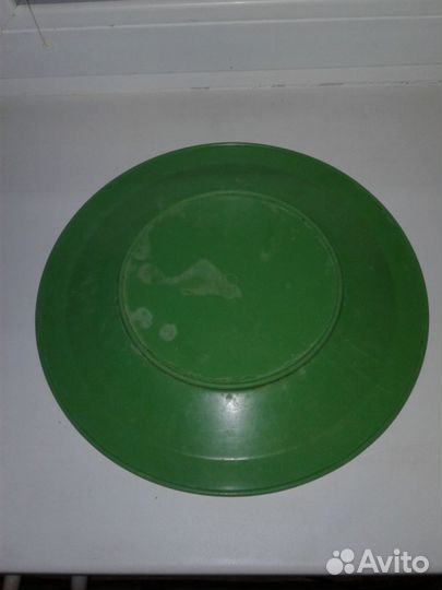 Блюдо (большая тарелка) пластик Пушкин 1949 г