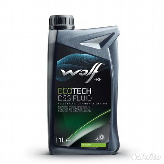 Масло трансмиссионное Wolf EcoTech DSG Fluid 1литр