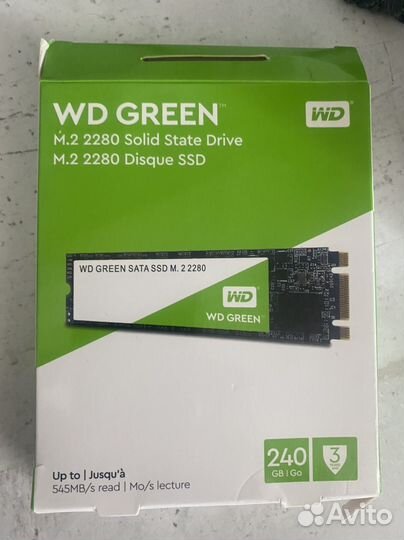 WD green M2 SATA 240 gb