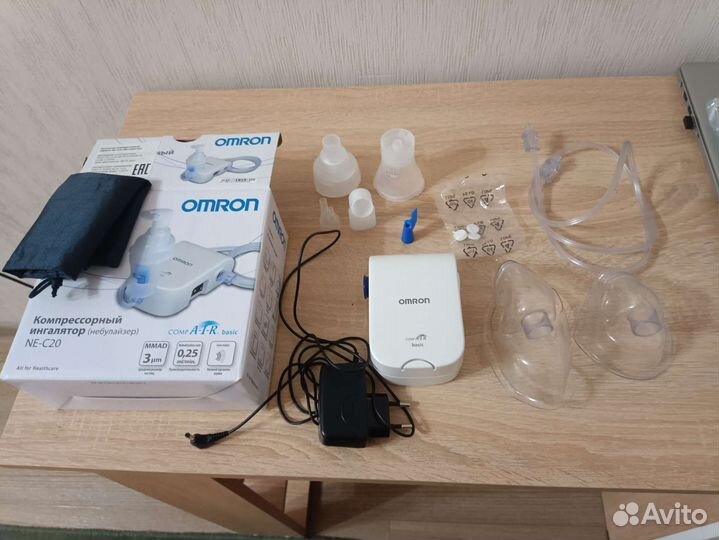 Компрессорный ингалятор (небулайзер) Omron NE-C20