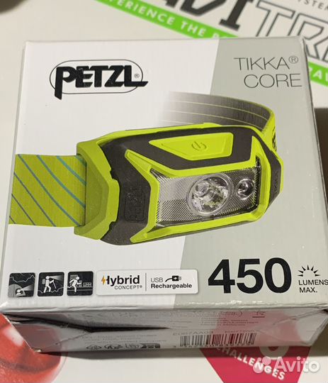 Фонарь налобный Petzl tikka core (450 лм)