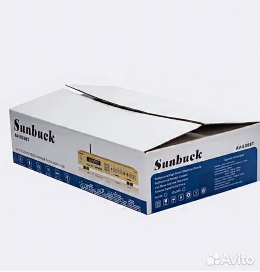 Усилитель Sunbuck AV-608BT-Black