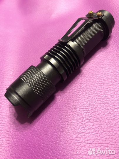 UV фонарь ультрафиолетовый фонарик уф мощный 395nm