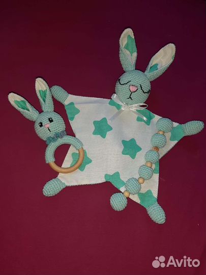 Набор : Комфортер /грызкнок-погремушка