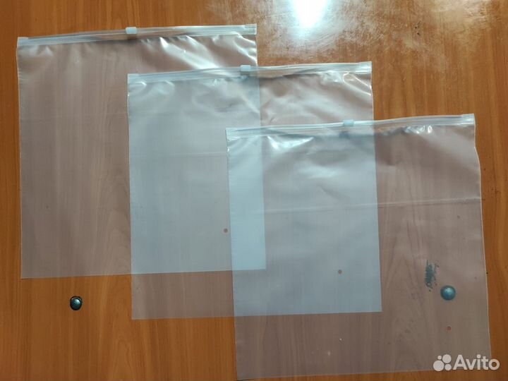 Зип пакет с бегунком