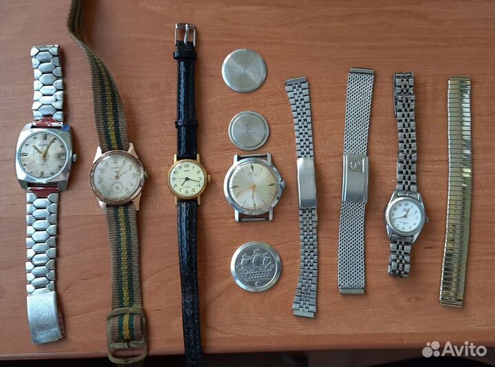 Часы наручные СССР в ремонт запчасти