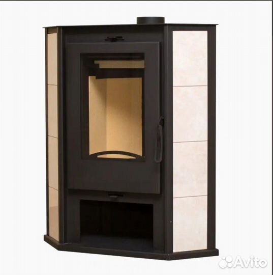 Печь Камин Одер 7 угловой с плитой