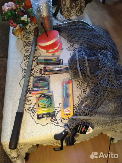 Подсак складной огромный новый