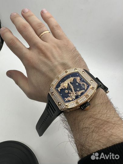 Часы richard mille мужские дракон и тигр