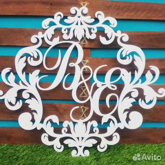 Свадебный герб, монограма