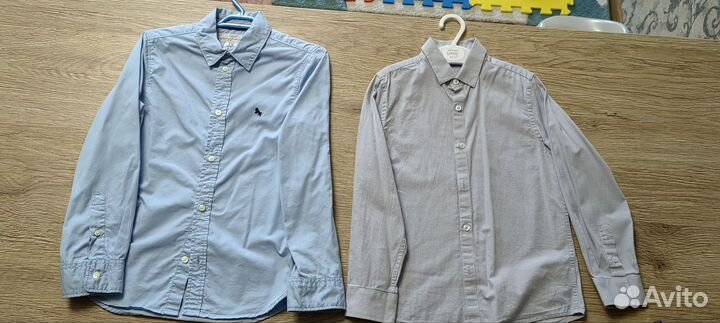 Рубашка Next 122 и Hm 128, жилетка 122