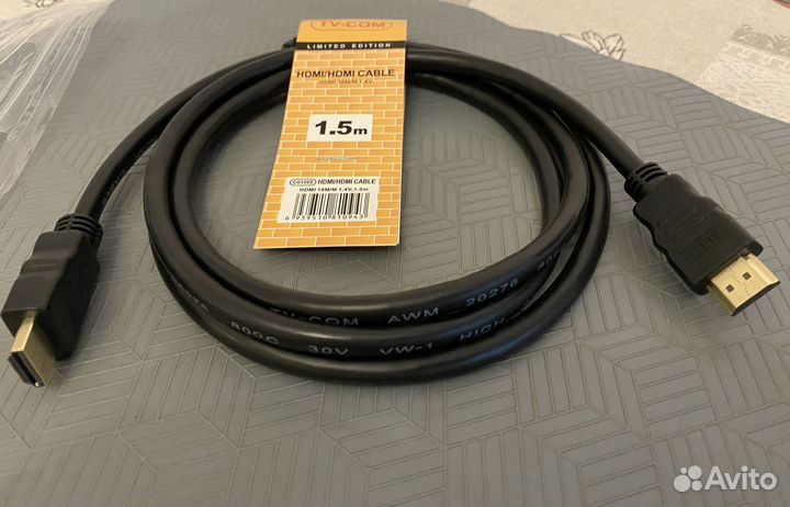 Кабель hdmi 1.5 метра для монитора