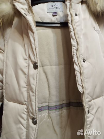 Зимний пуховик на девочку 146