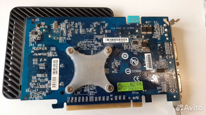 Видеокарта Gigabyte GeForce 8600 GT 256 Mb