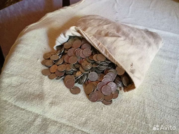 Монетки по 1 копейки