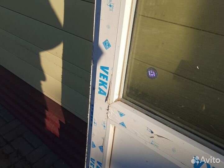 Пластиковая дверь пвх бу