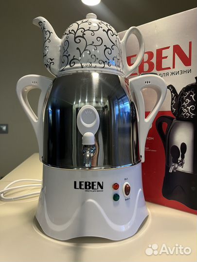 Электрический самовар термопот leben