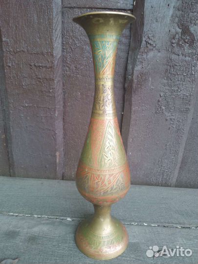 Ваза индия латунь