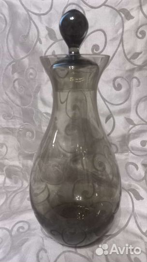 Графин цветное стекло СССР