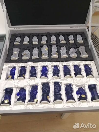 Шахматы из хрусталя Bohemia