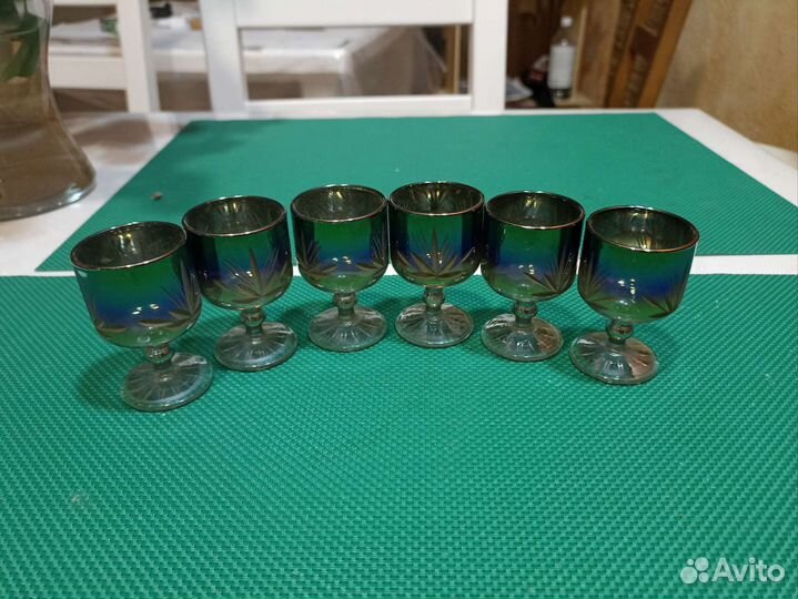 Хрустальные рюмки на ножке СССР