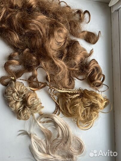 Шиньоны,резинки из волос