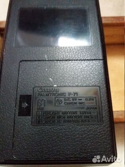 Калькулятор Инженерный Canon Palmtronic F71