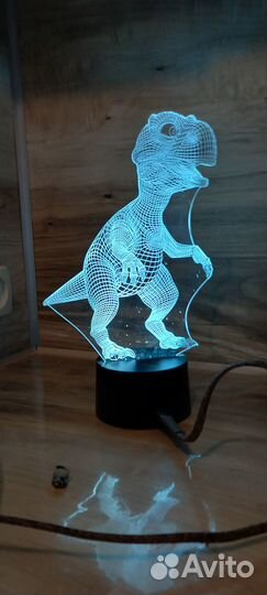 Ночник динозавр светильник