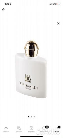 Духи trussardi donna, 30 мл, оригинал