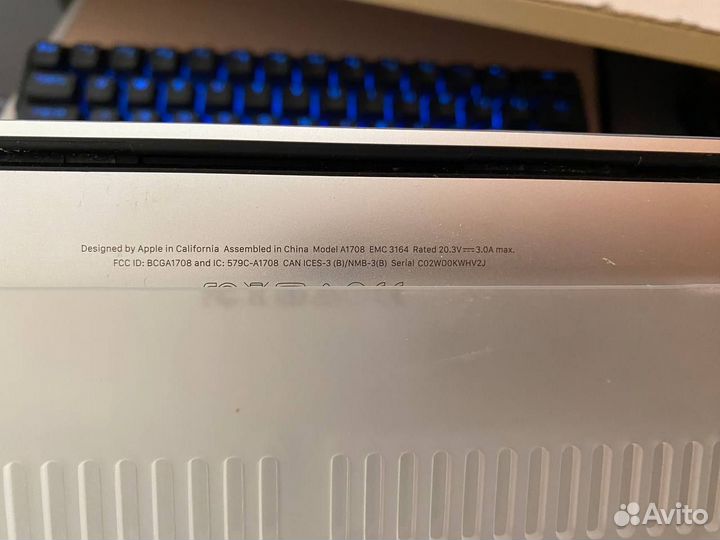 Macbook pro 13 2017 A1708