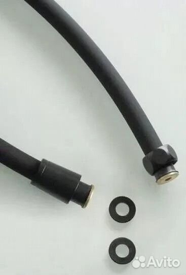 Шланг для душа 150 см силиконовый с шарниром Vieir VR36150-C