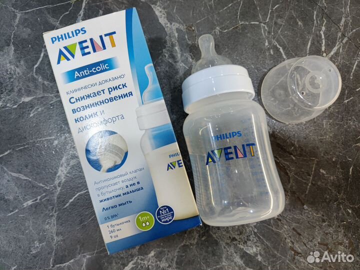 Бутылочка philips avent антиколиковая