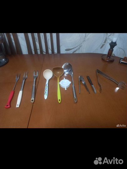 Столовые приборы кухонные принадлежности
