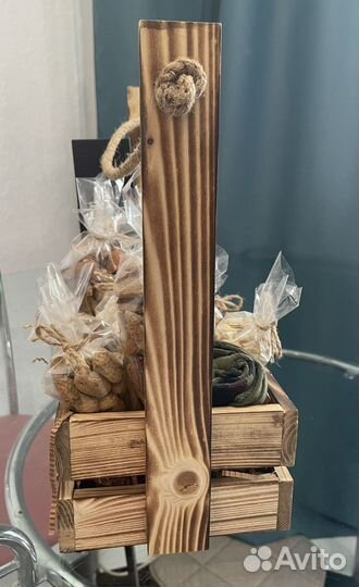 Ящик деревянный подарочный бокс 10 штук