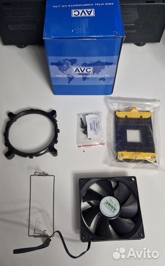 Кулер для процессора 6 тепло трубок Два кулера Be