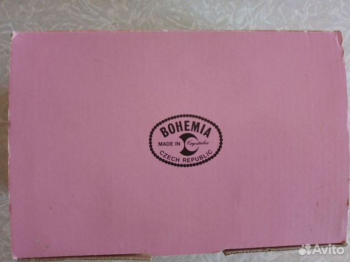 Рюмки из чешского стекла.Bohemia