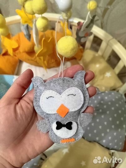 Мобиль детский музыкальный на кроватку